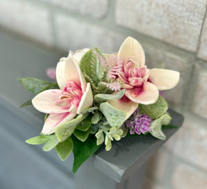 Open image in slideshow, Wood Orchid Corsage and Boutonniere set
