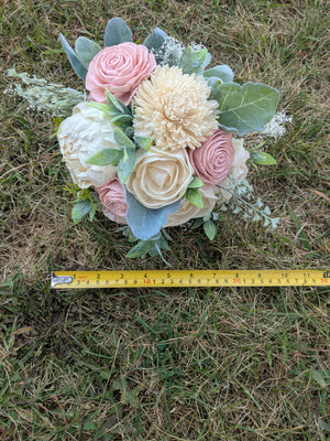 Romantic Blush and Ivory Bouquet