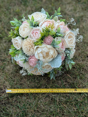 Romantic Blush and Ivory Bouquet